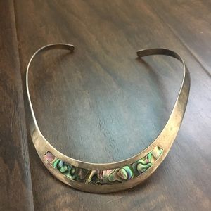 Silver Collar Necklace From Costa Rica